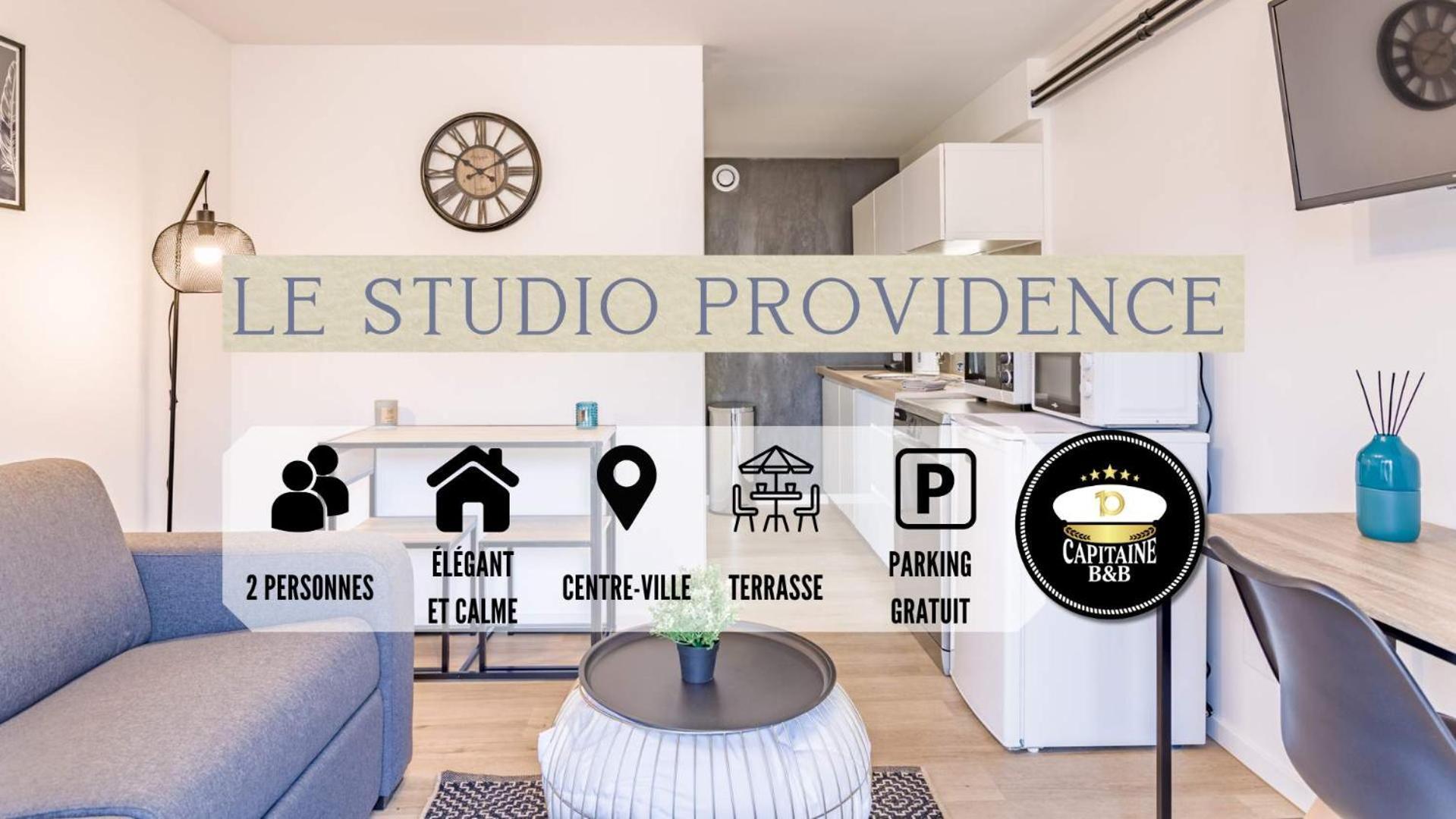 Le Studio Providence - Parking Prive - Terrasse Troyes Zewnętrze zdjęcie